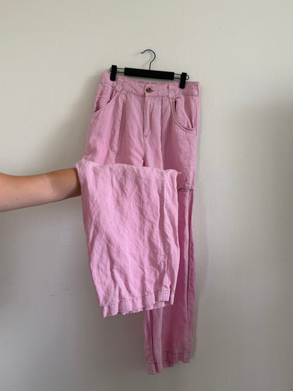 Joie Pink Wide Leg Pant (30-34"W)