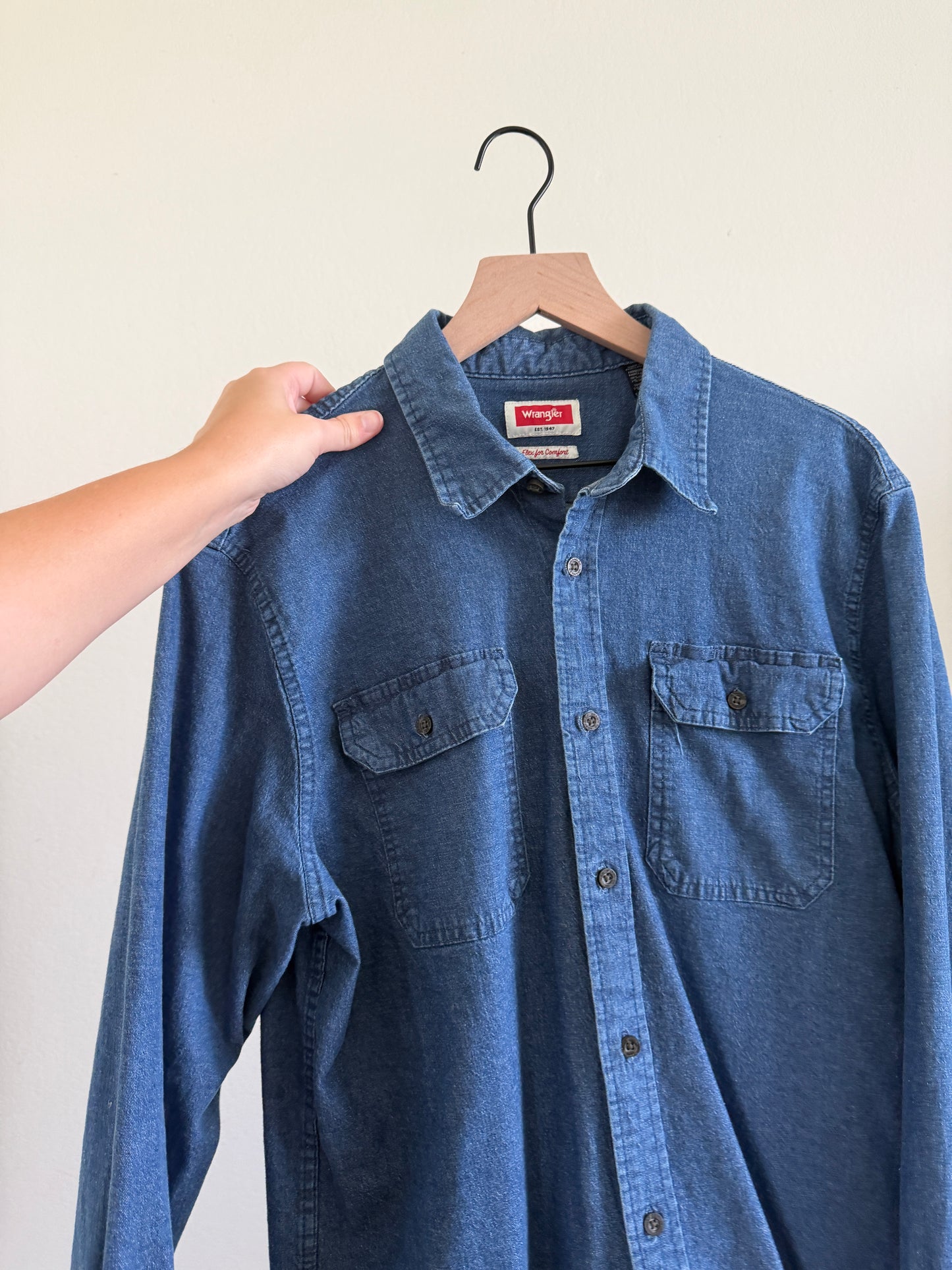 Denim Button Up (L)