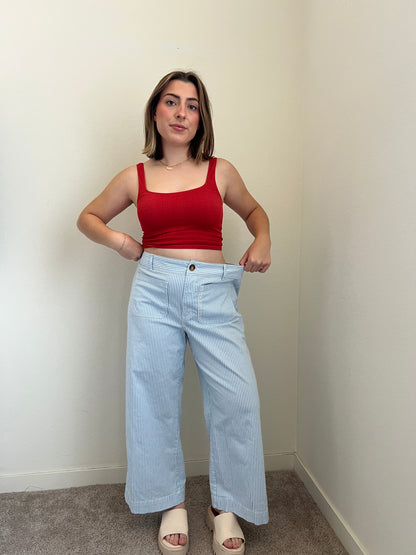 Blue Striped Wide Leg (12)