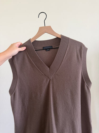 Brown Sweater Vest (XL)