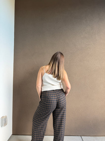 Vince Plaid Trousers (4)