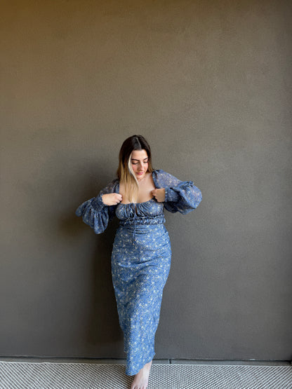 Free People Midi Dress (S)