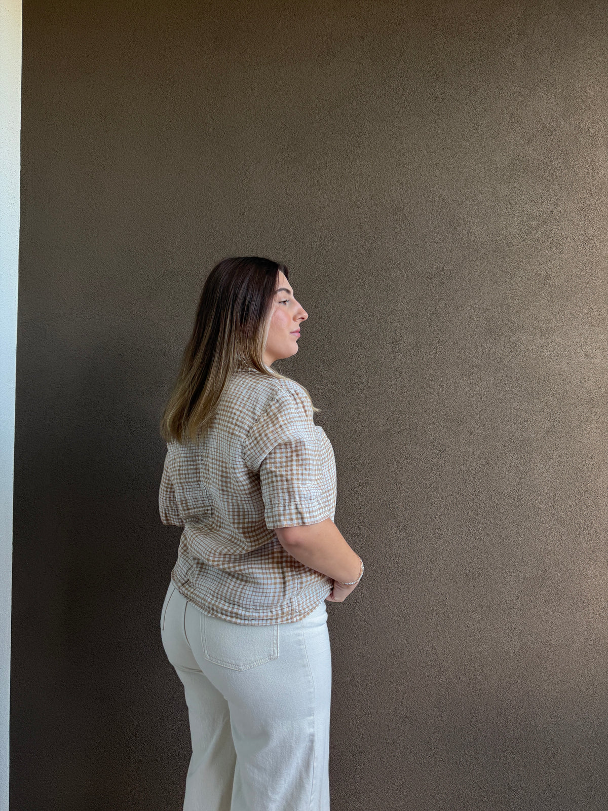 Everlane Grid Top (M)