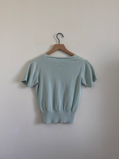Vintage Mint Top (S)