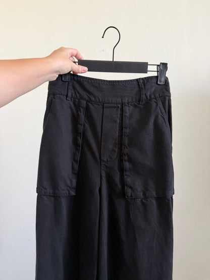 Black Wide Leg Pants (S)