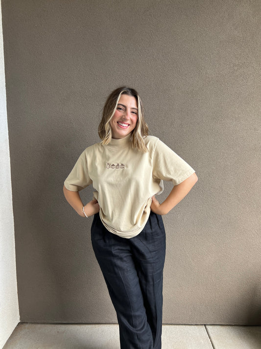 DT Original Pumpkin Mockneck Tee (L)