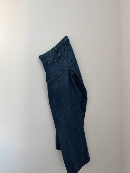 Banana Republic Relaxed Wide Leg Jeans | 28"W