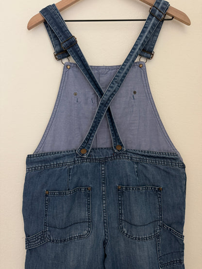 Dark Wash Shortalls (28)
