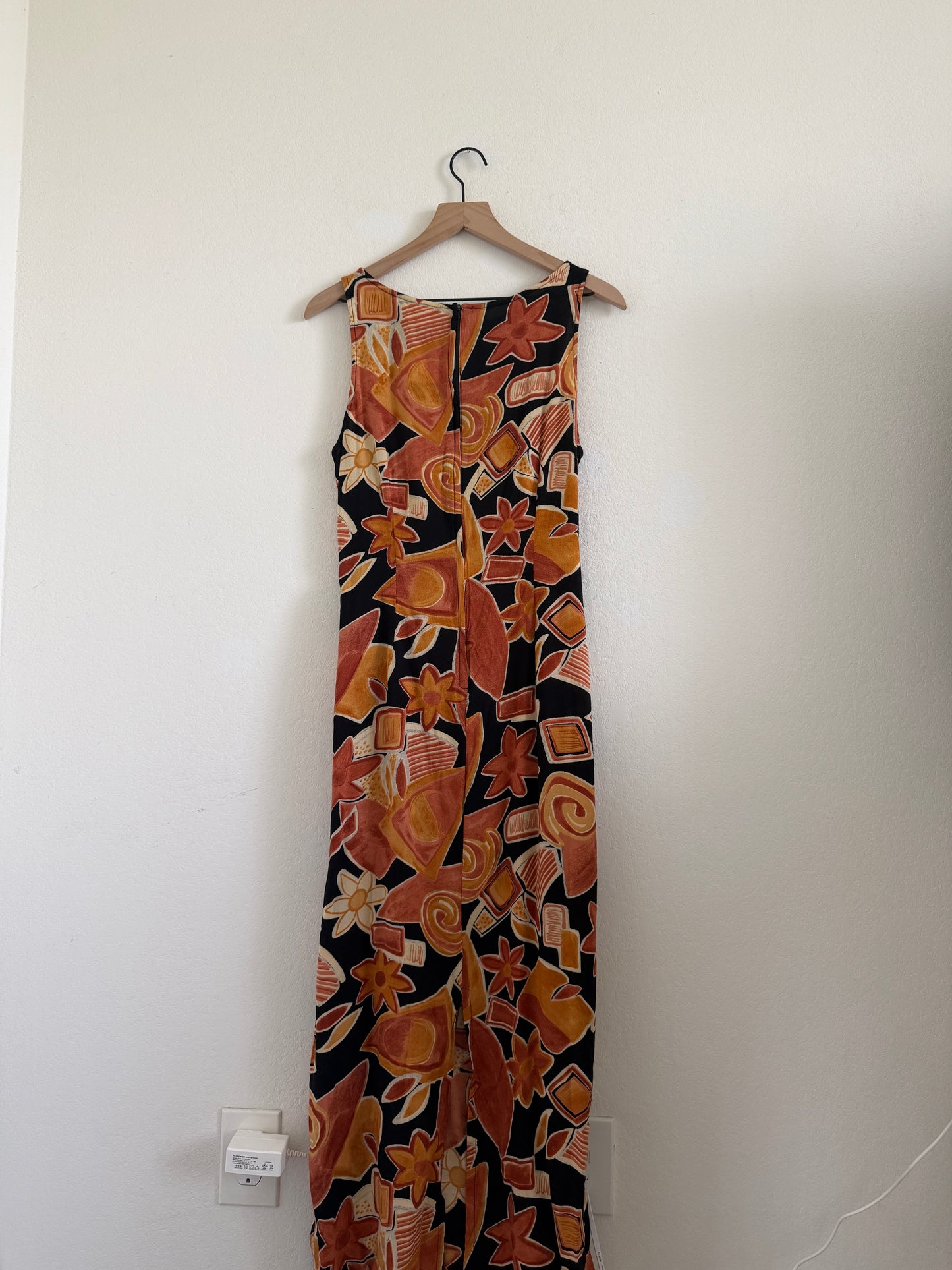 Burnt Orange Maxi Dress (12)