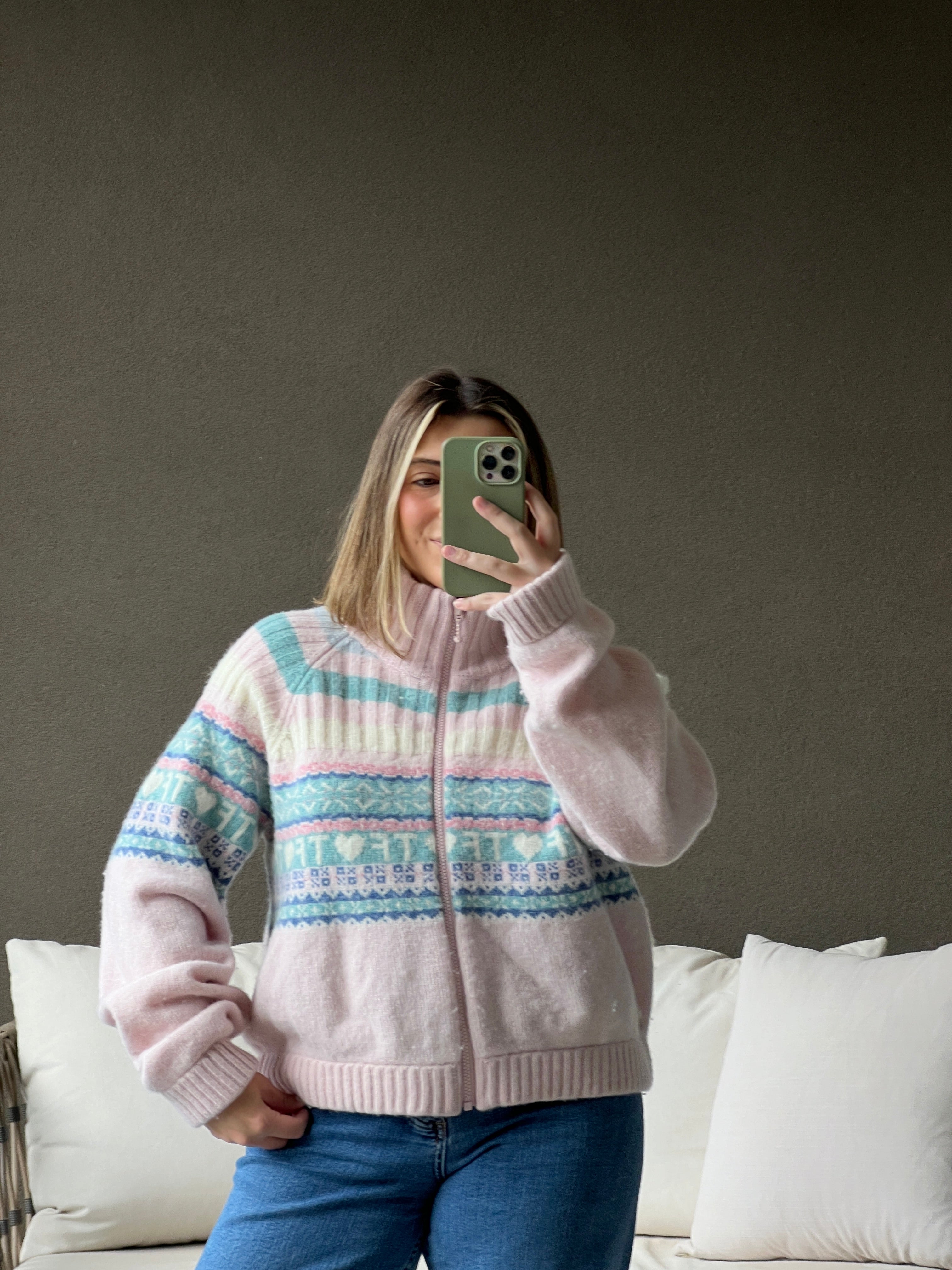 Teddy Fresh Zip Up Sweater (2XL)