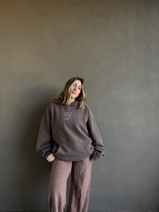 'what's the best that could happen' Original Hoodie (XL)