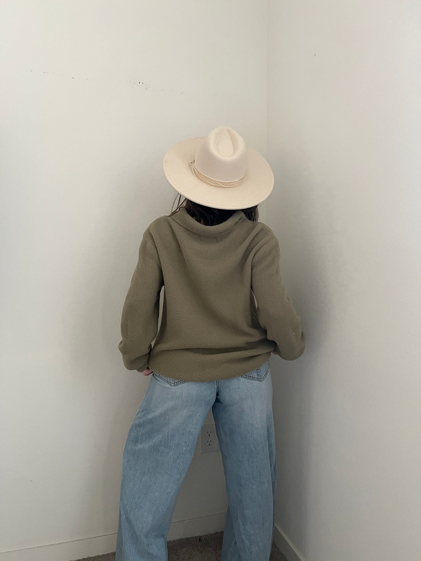 Green Soft Button Up (L)