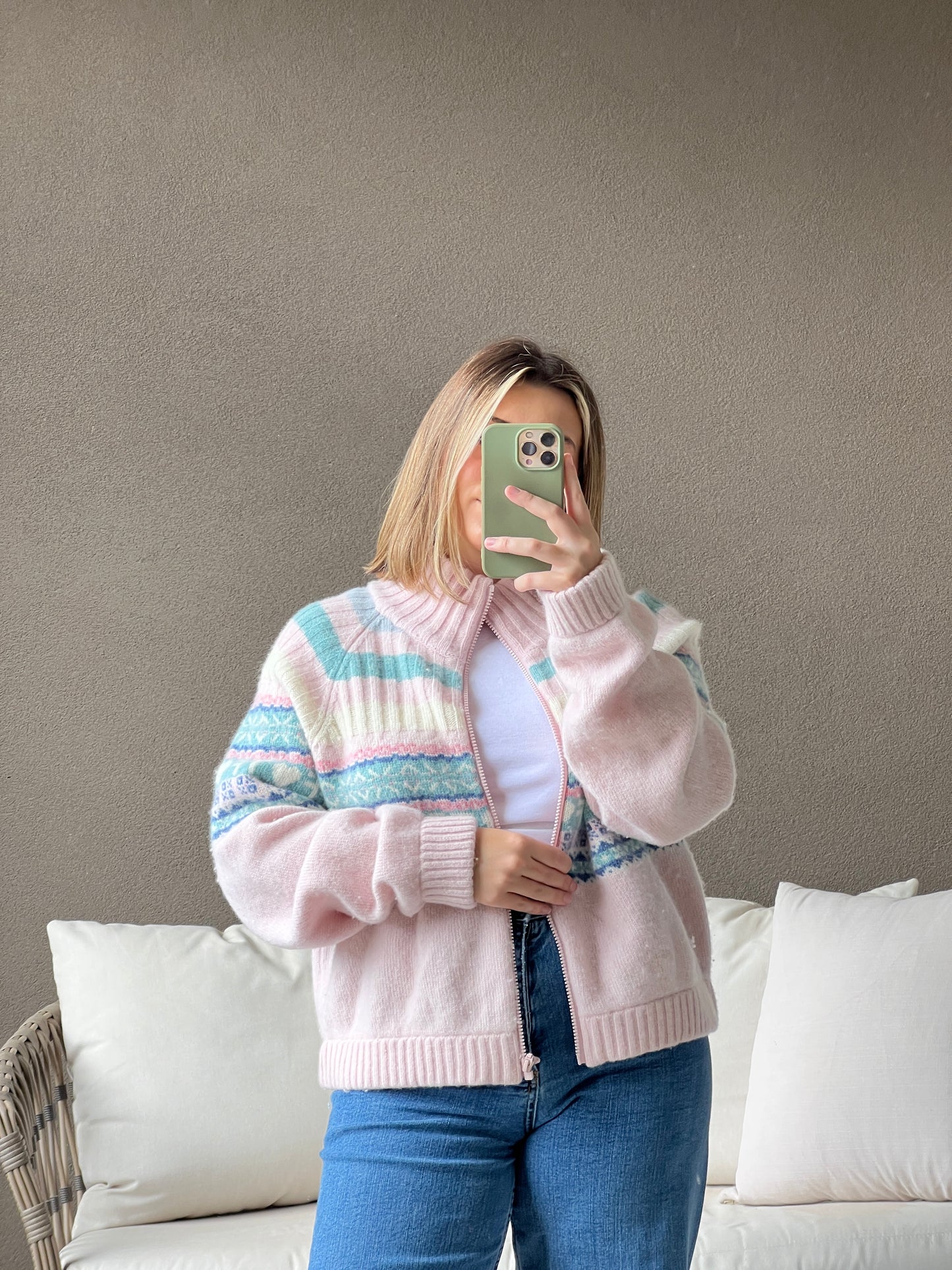 Teddy Fresh Zip Up Sweater (2XL)