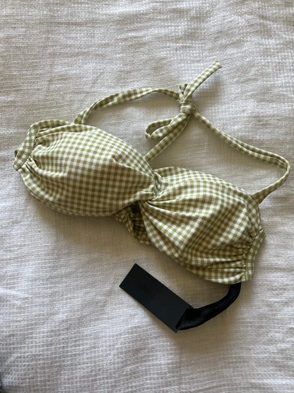 Gingham Bikini Top (42-M)