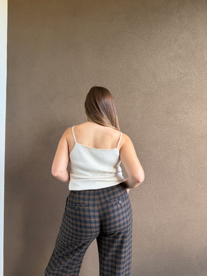 Ribbed White Tank (M)