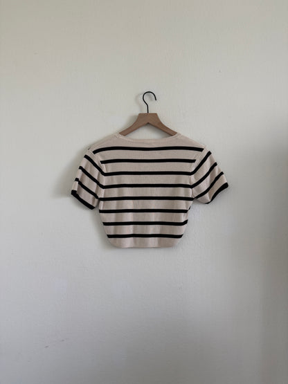 Striped Cropped Top (M)