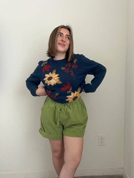 Pear Green Easy Shorts (M)