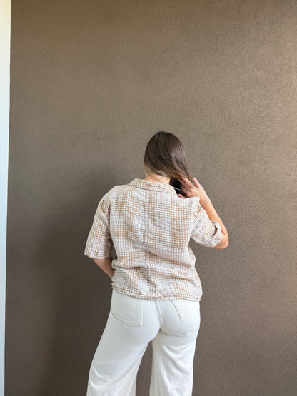 Everlane Grid Top (M)