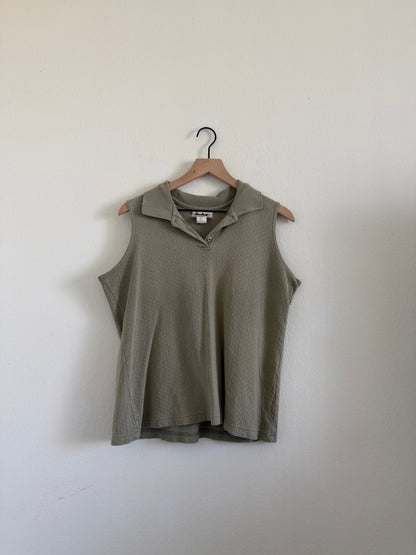 Sage Henley Tank (M)