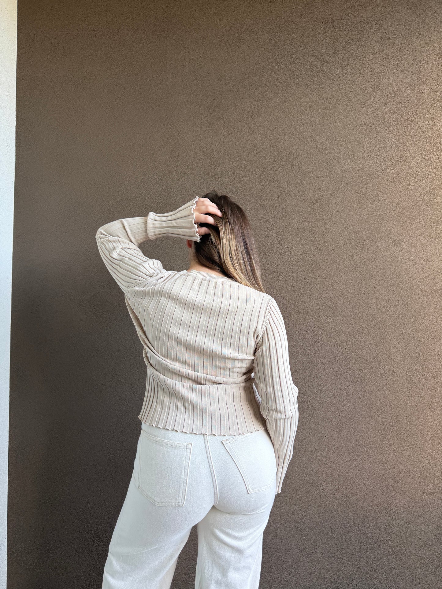 Dissh Ribbed Long Sleeve (M)