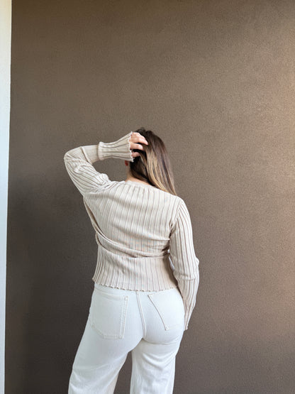 Dissh Ribbed Long Sleeve (M)
