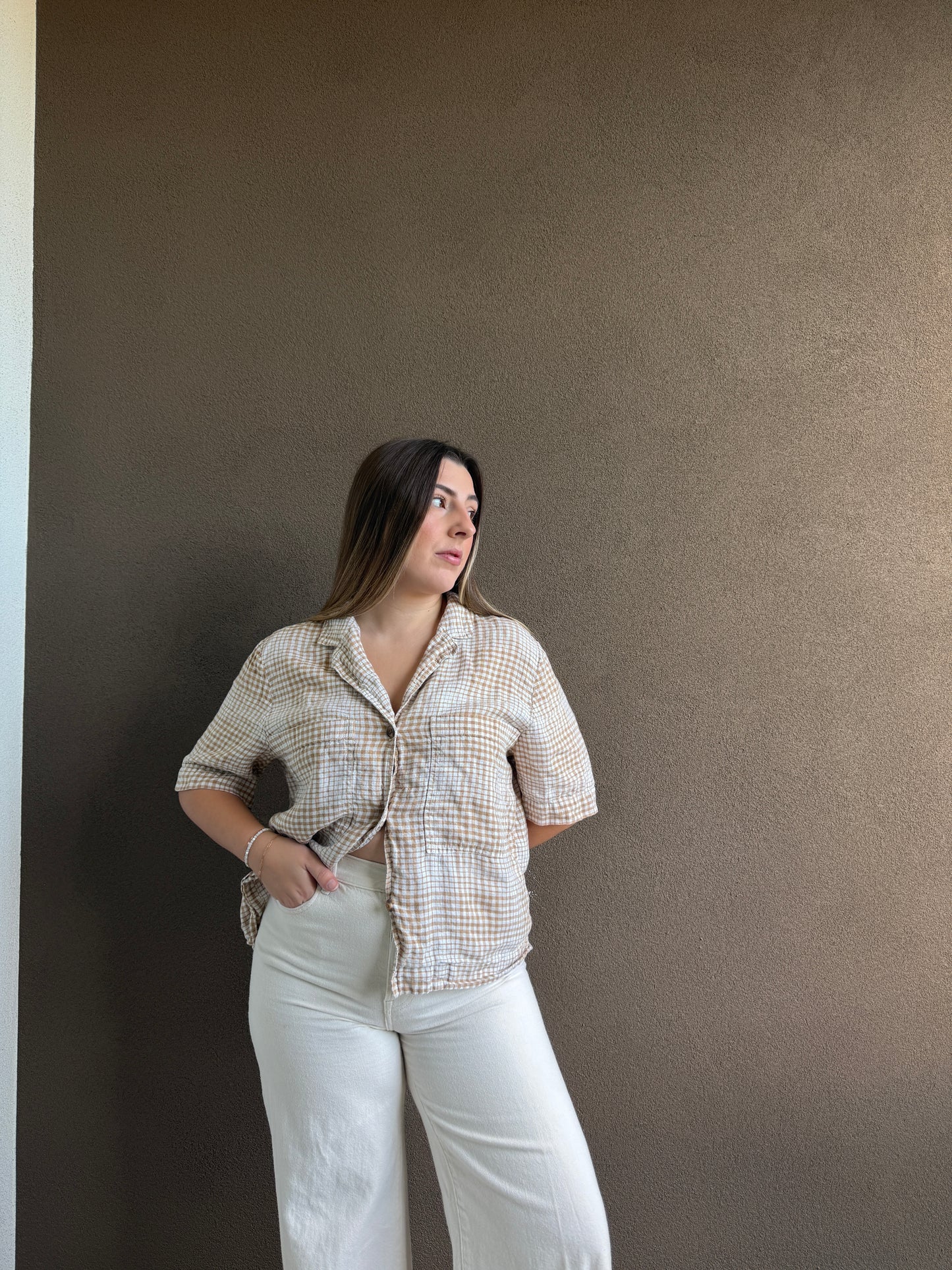 Everlane Grid Top (M)