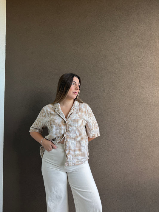 Everlane Grid Top (M)