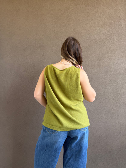 Saguaro Green Knit Tank (1X)