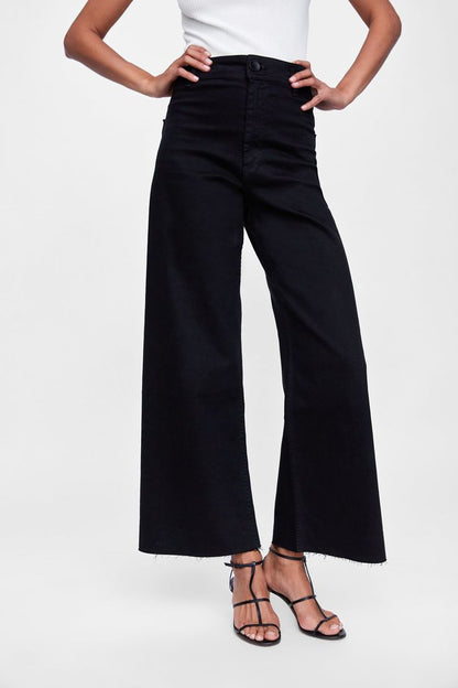 Black Zara Marine Straight Jeans (4)