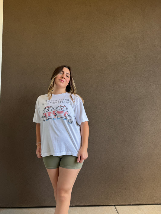 Best Friends Vintage Tee (L)