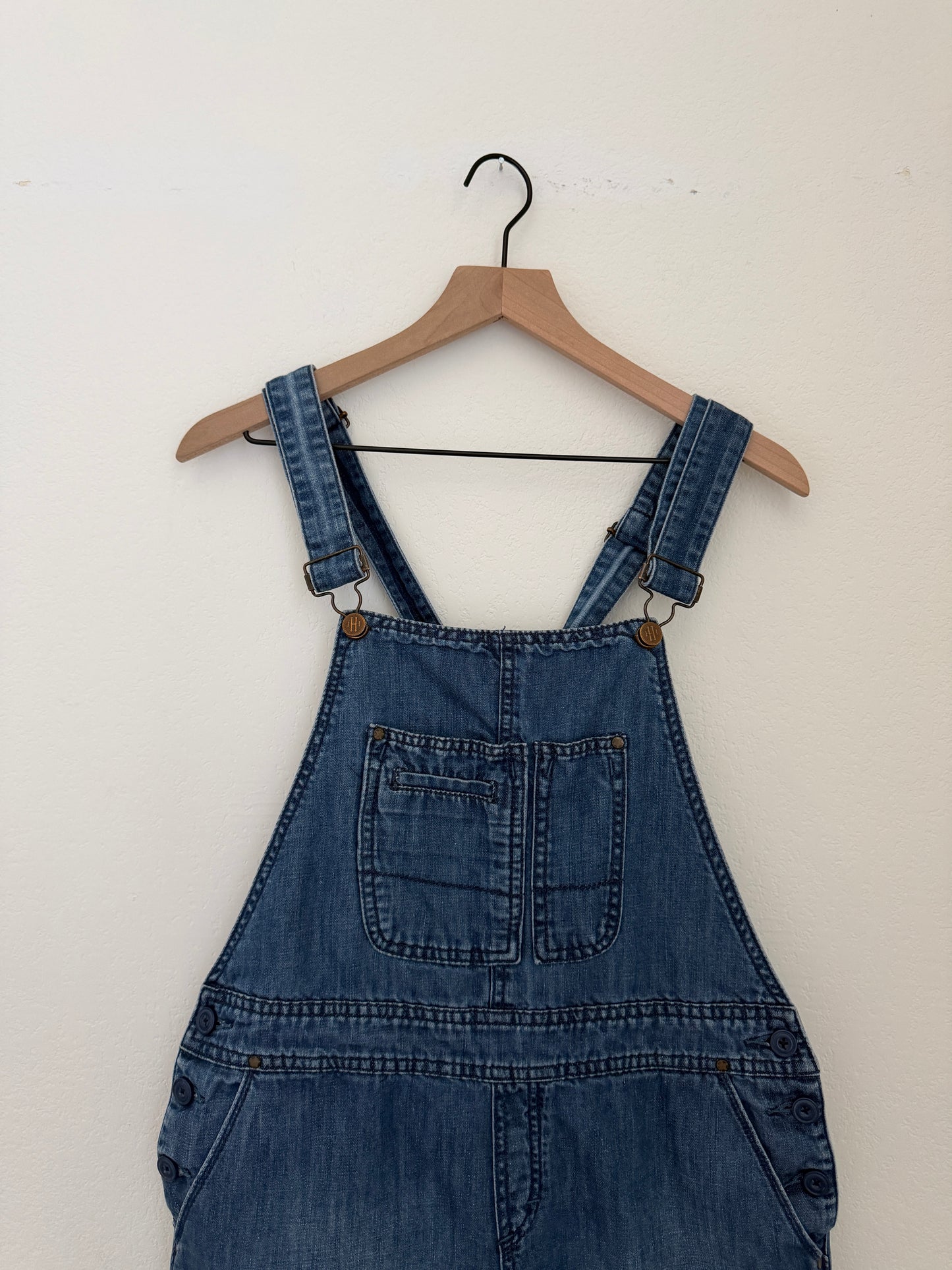 Dark Wash Shortalls (28)