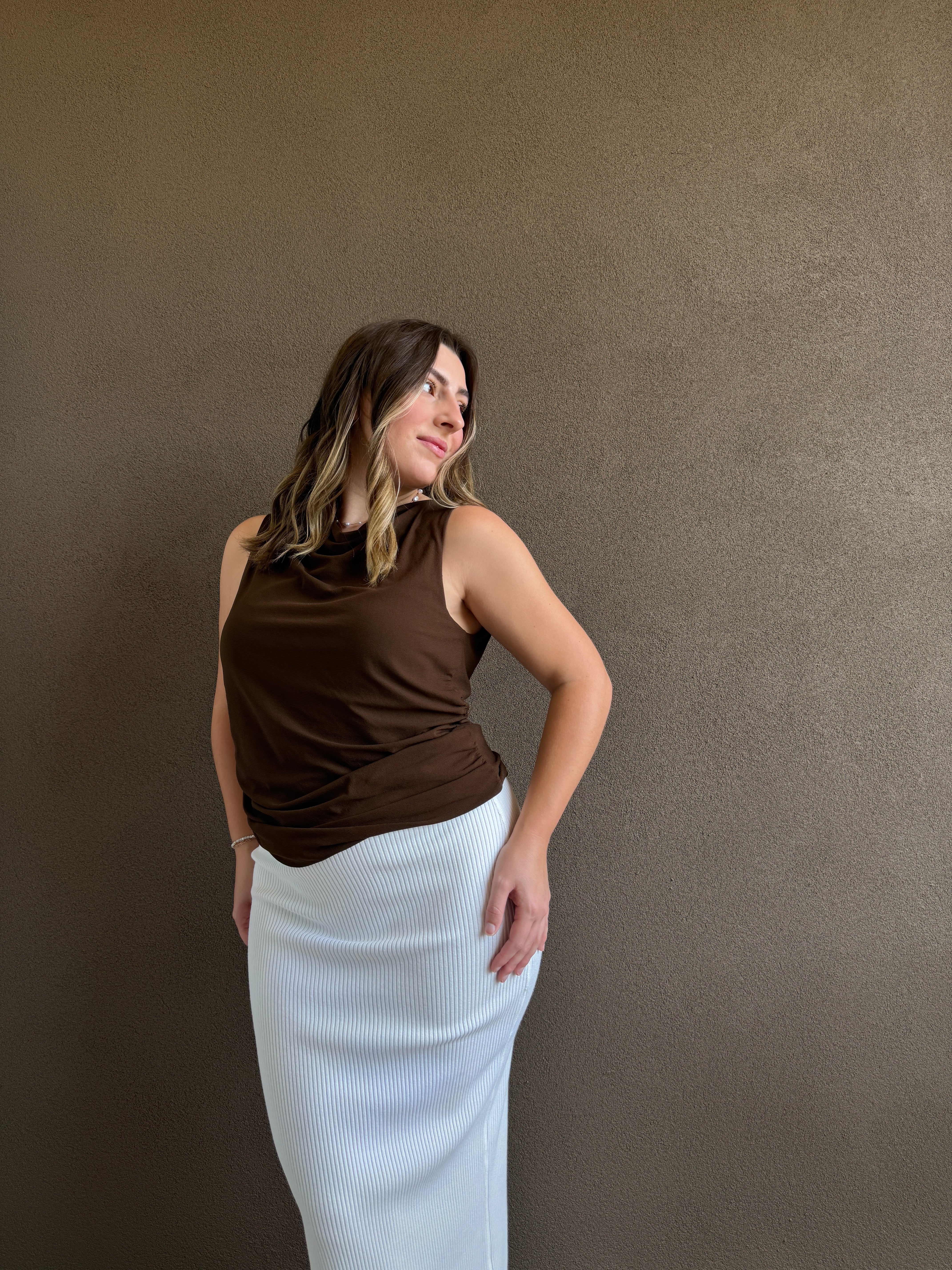 Brown Vintage Tank (XL)