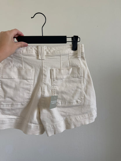 Banana Republic White Shorts (26"W)