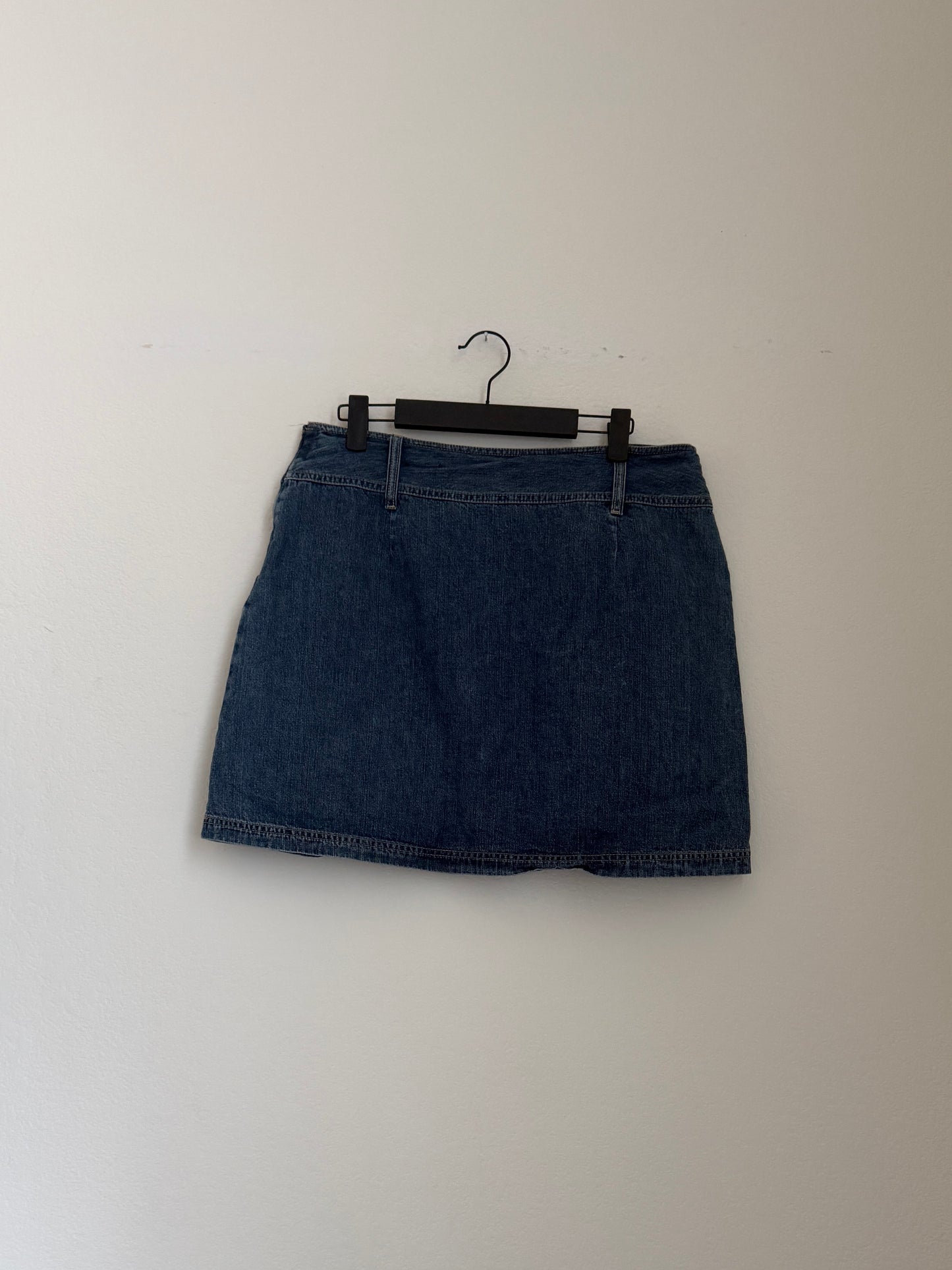 Cargo Denim Skort (34"W)