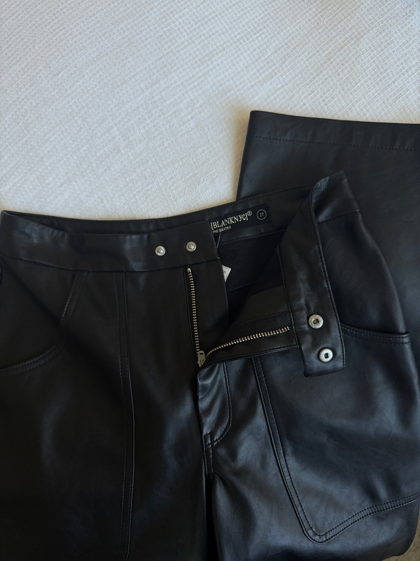 BlankNYC Leather Pants (28"W)