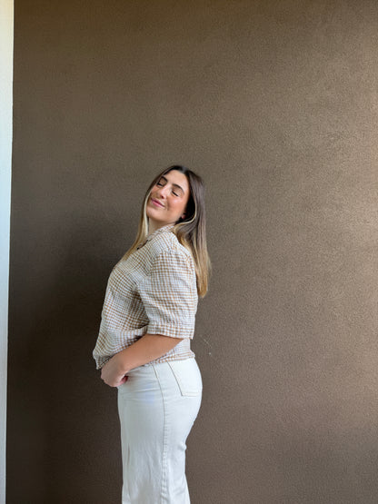 Everlane Grid Top (M)