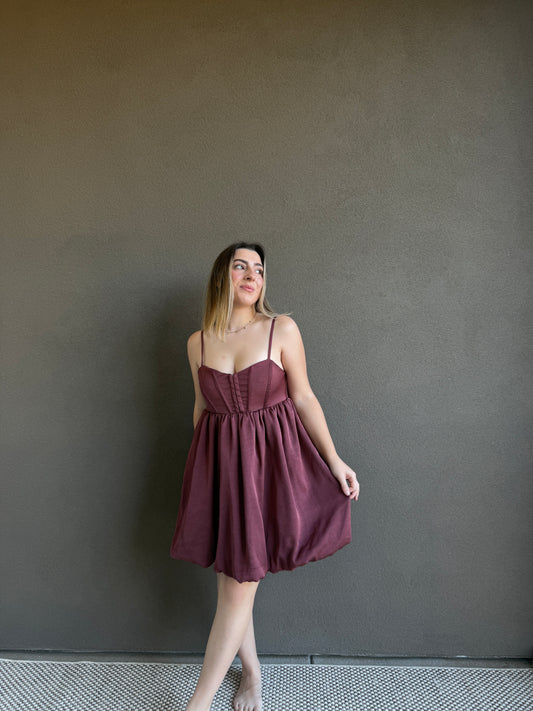 Merlot Corset Dress (S)