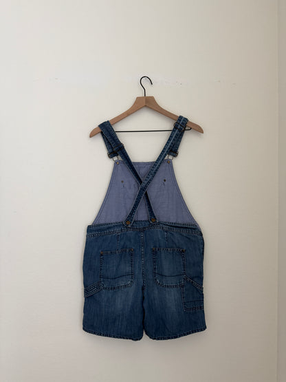 Dark Wash Shortalls (28)