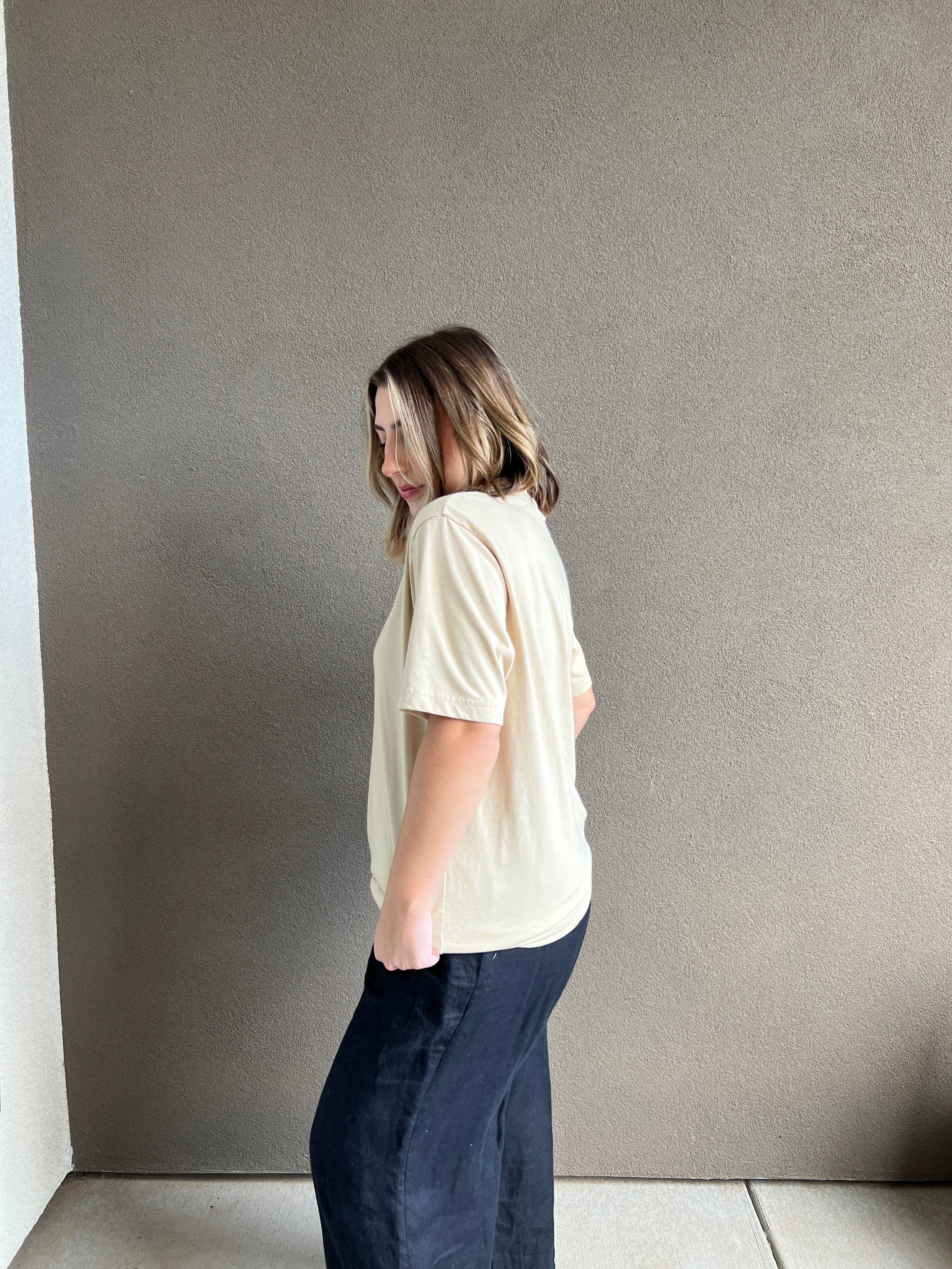 DT Original Pumpkin Mockneck Tee (L)