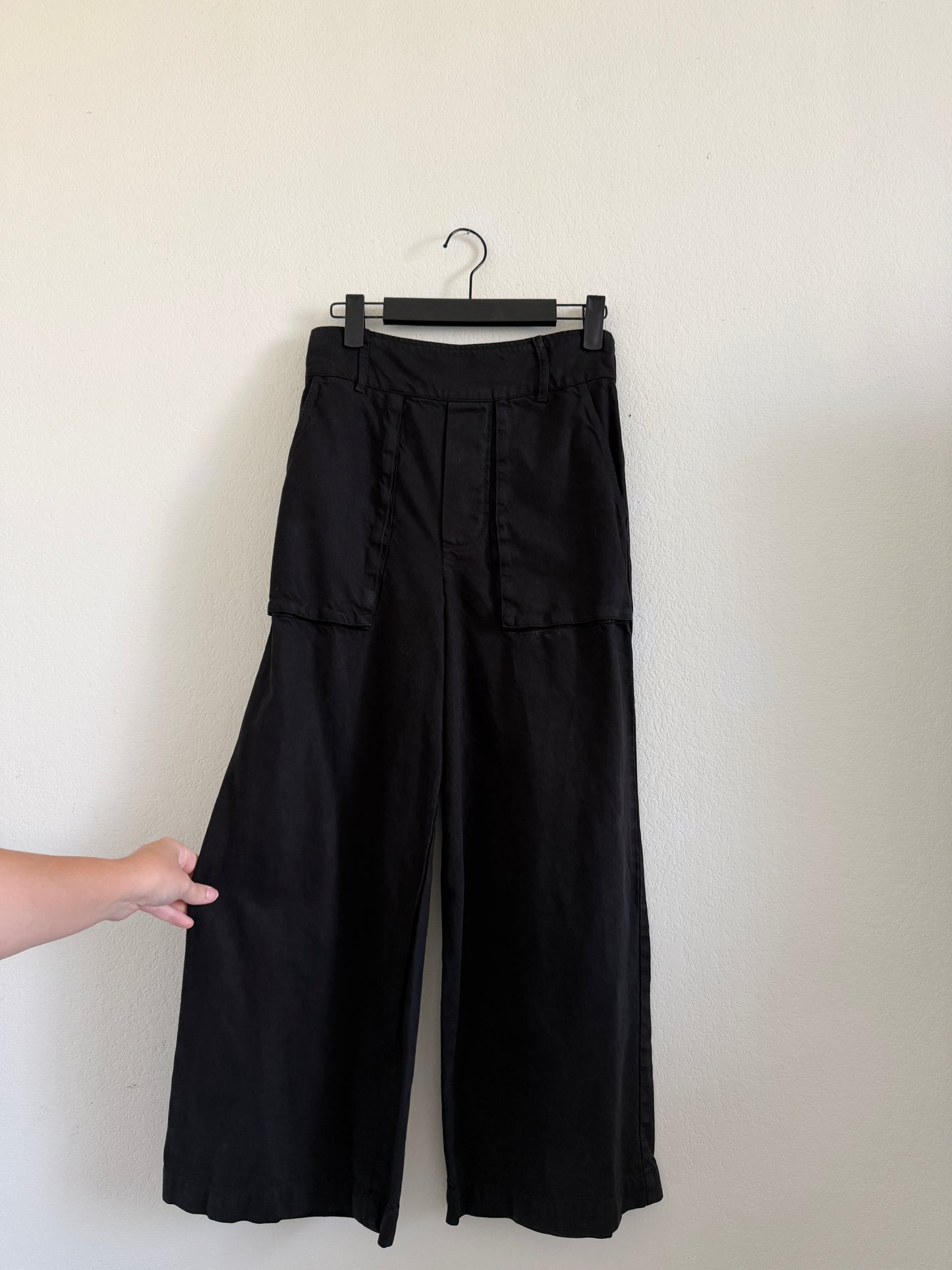 Black Wide Leg Pants (S)
