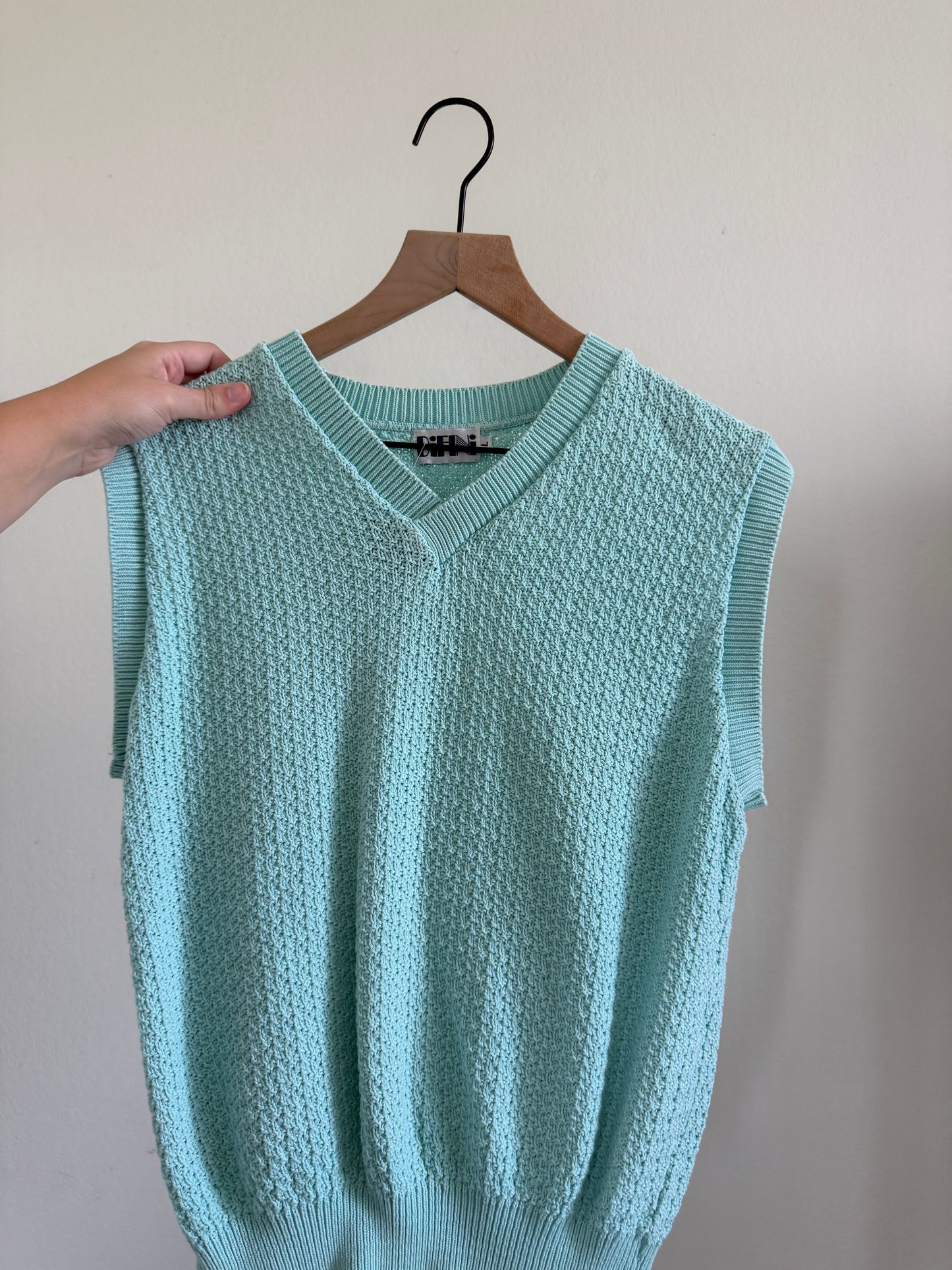 Light Blue Sweater Vest (L)