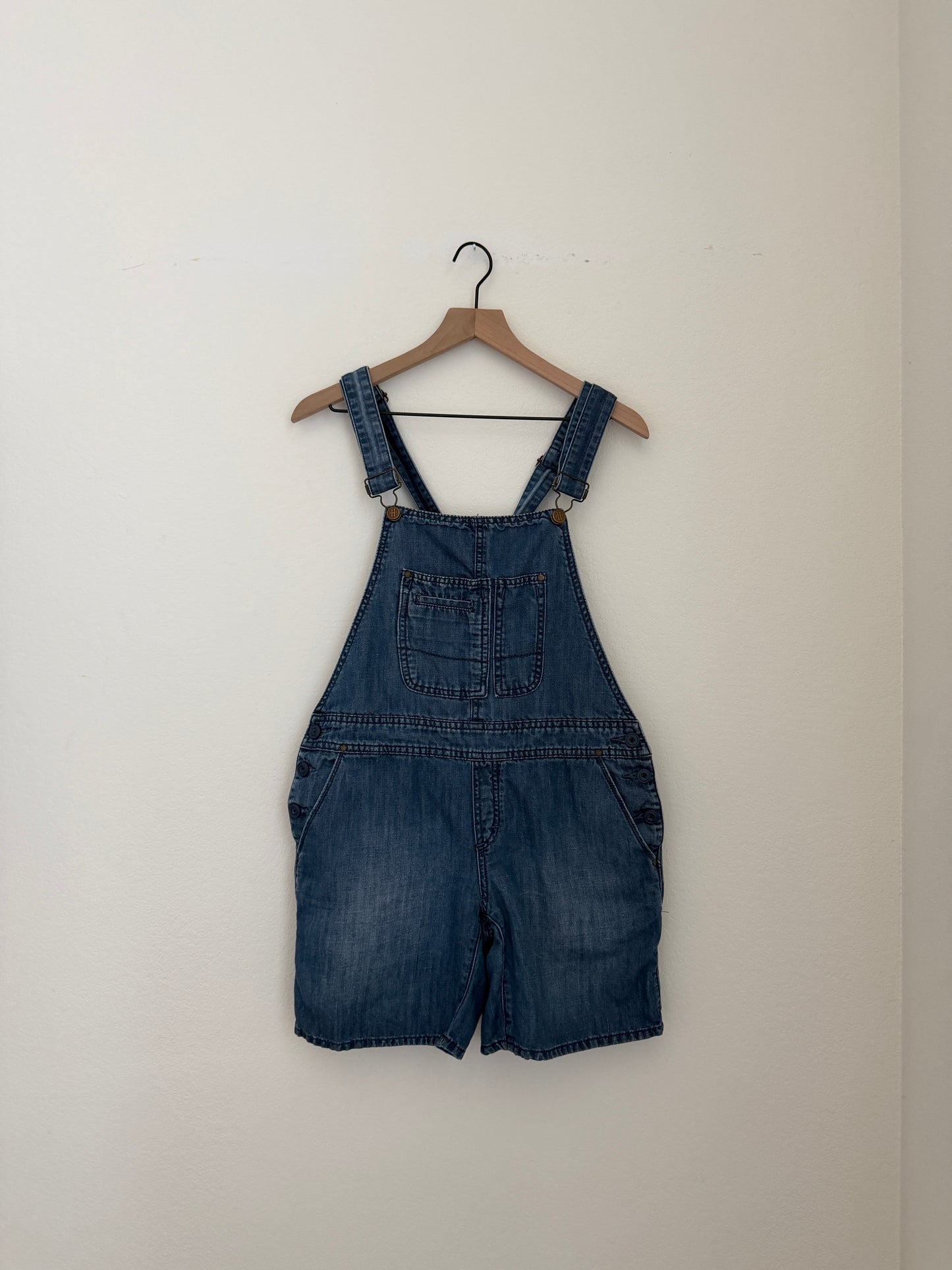 Dark Wash Shortalls (28)