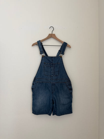 Dark Wash Shortalls (28)