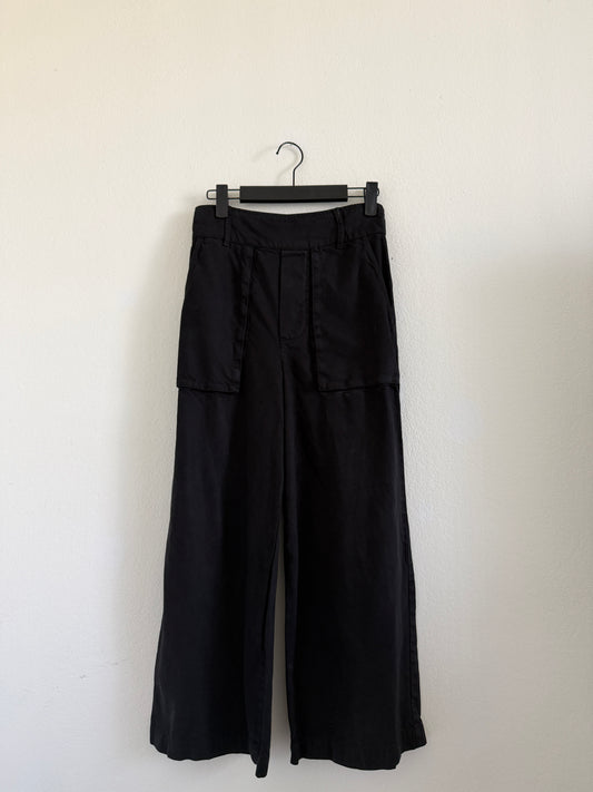 Black Wide Leg Pants (S)