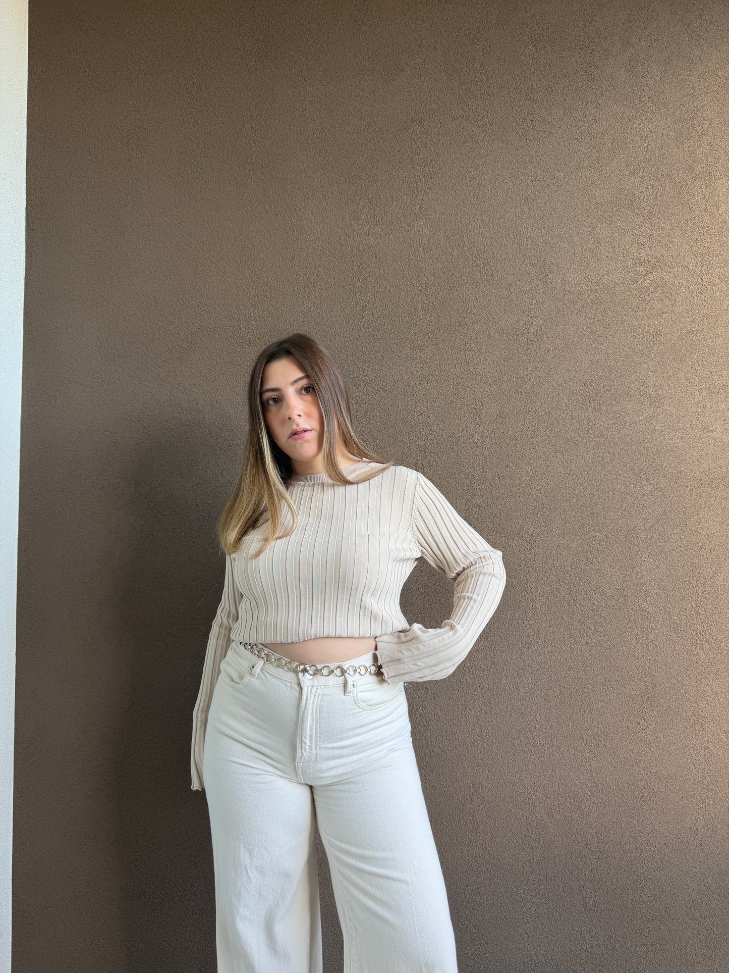Dissh Ribbed Long Sleeve (M)