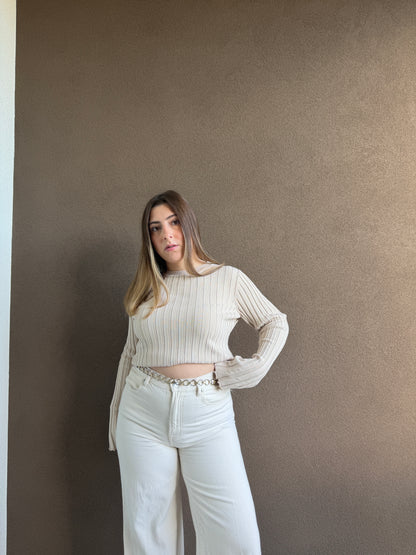 Dissh Ribbed Long Sleeve (M)