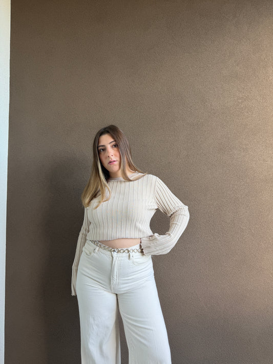 Dissh Ribbed Long Sleeve (M)