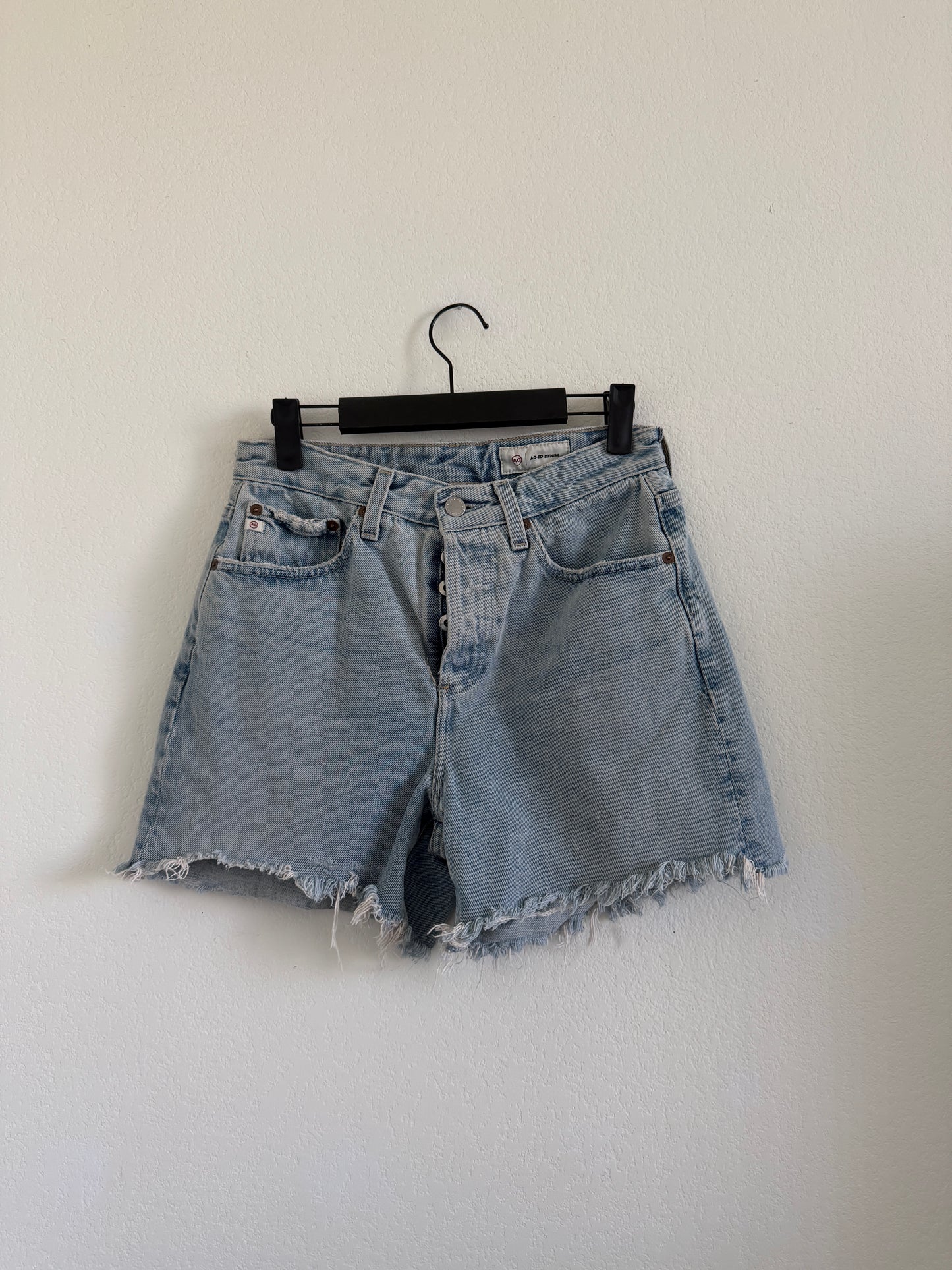 Light Wash AG Denim Shorts (28"w)