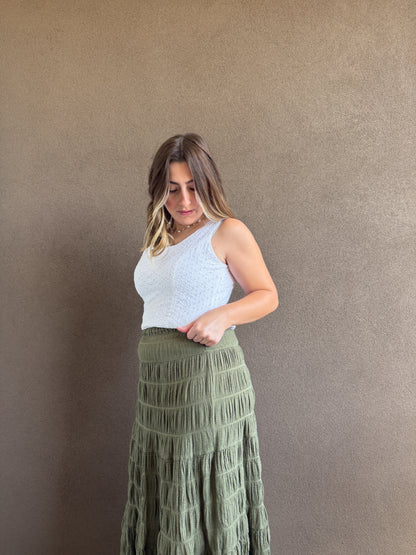 Vintage Eyelet Tank (10P)