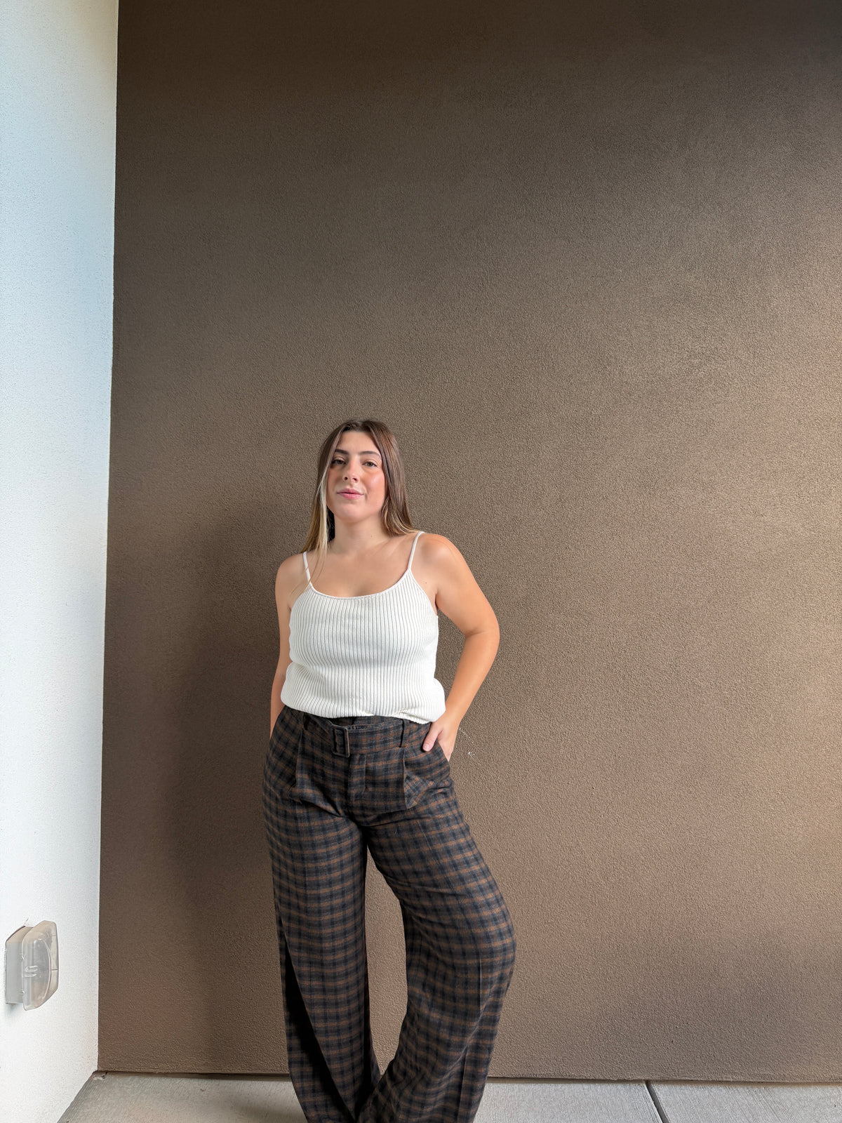 Vince Plaid Trousers (4)